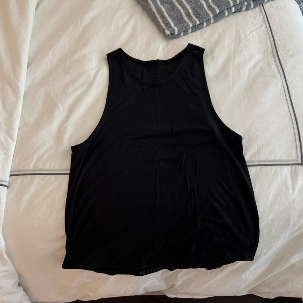 Lululemon Black Athletic Tank Top Size Medium